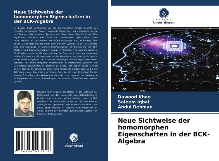 Produktbild: Neue Sichtweise der homomorphen Eigenschaften in der BCK-Algebra