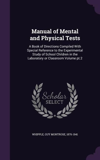 Produktbild: Manual of Mental and Physical Tests