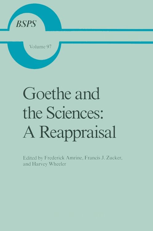 Produktbild: Goethe and the Sciences: A Reappraisal