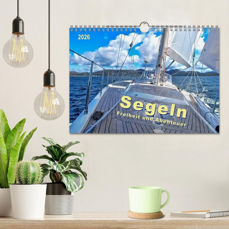 Produktbild: Segeln - Freiheit und Abenteuer (Wandkalender 2026 DIN A4 quer), CALVENDO Monatskalender