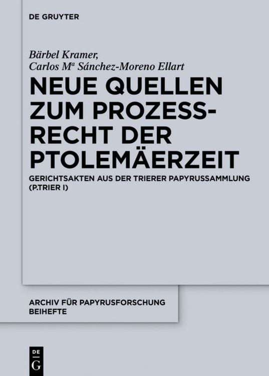 Produktbild: Neue Quellen zum Proze&szlig;recht der Ptolem&auml;erzeit