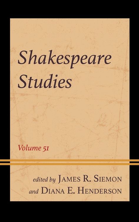 Produktbild: Shakespeare Studies
