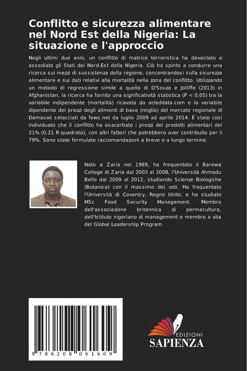 Produktbild: Conflitto e sicurezza alimentare nel Nord Est della Nigeria: La situazione e l'approccio