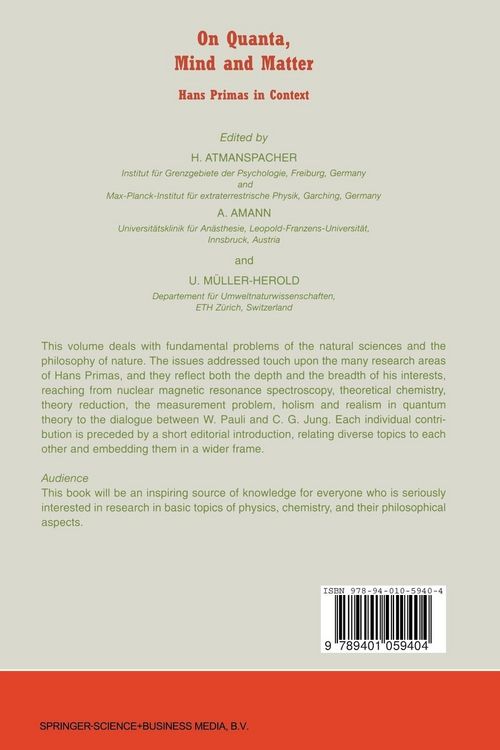 Produktbild: On Quanta, Mind and Matter