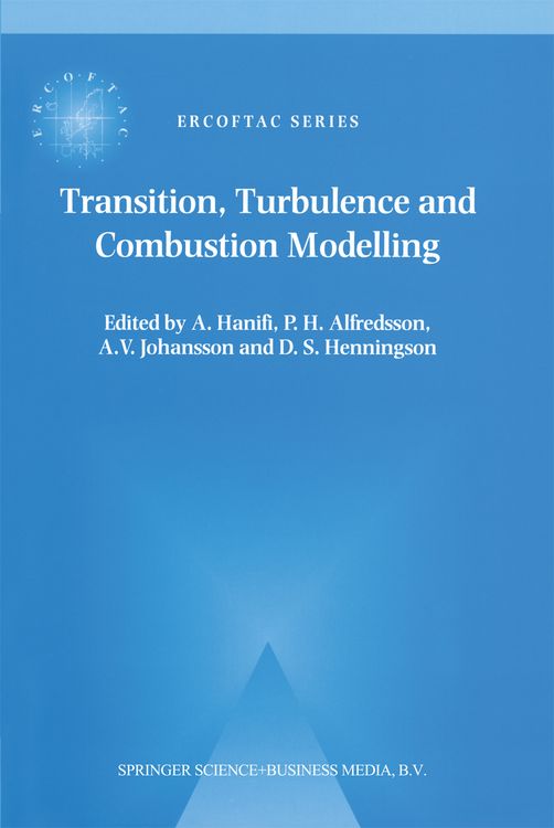 Produktbild: Transition, Turbulence and Combustion Modelling
