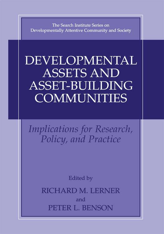 Produktbild: Developmental Assets and Asset-Building Communities