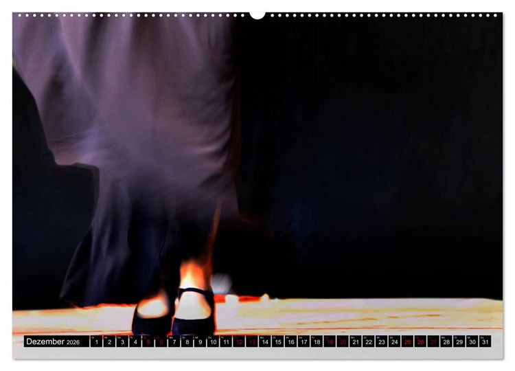 Produktbild: Flamenco. Spanischer Tanz (hochwertiger Premium Wandkalender 2026 DIN A2 quer), Kunstdruck in Hochglanz