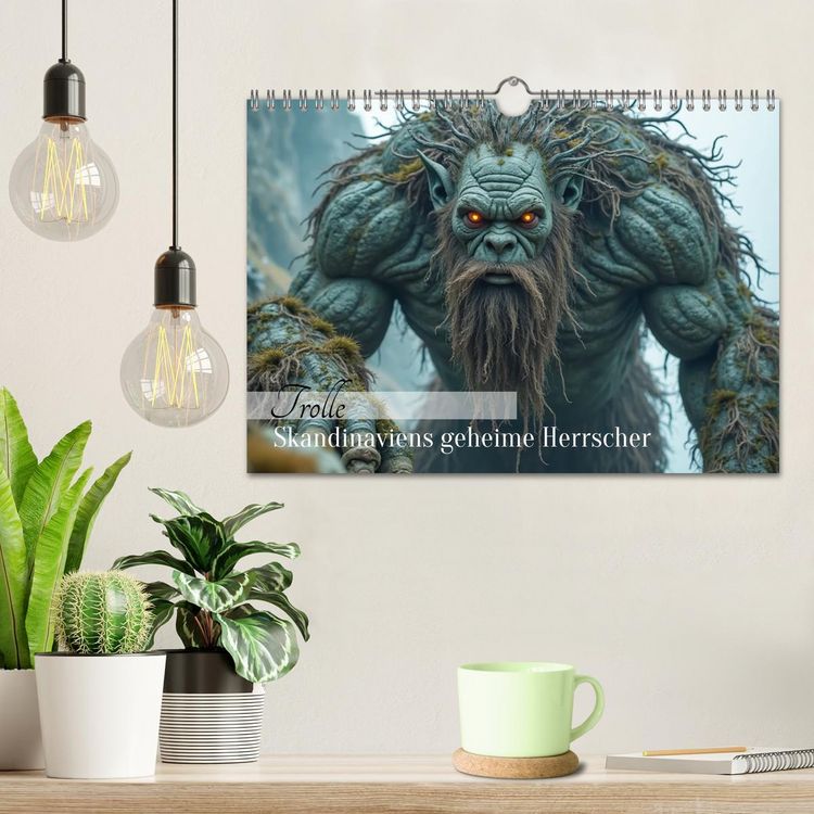 Produktbild: Trolle - Skandinaviens geheime Herrscher (Wandkalender 2026 DIN A4 quer), CALVENDO Monatskalender