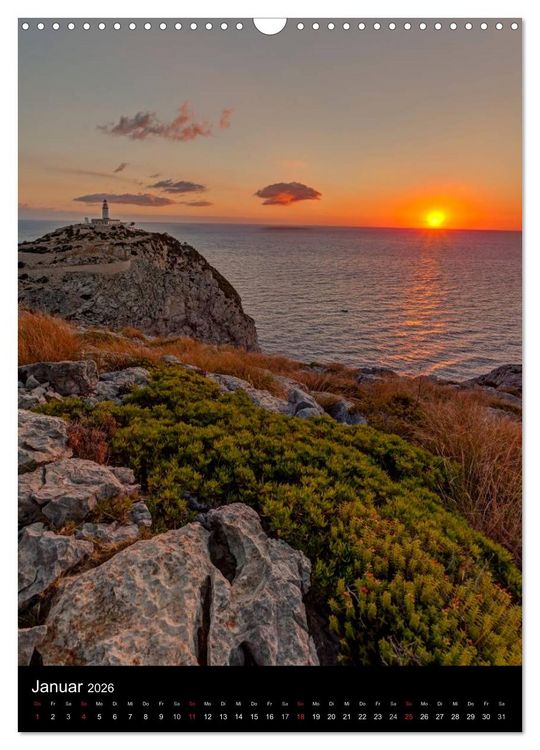Produktbild: Mallorca - Sehnsucht nach der Insel (Wandkalender 2026 DIN A3 hoch), CALVENDO Monatskalender