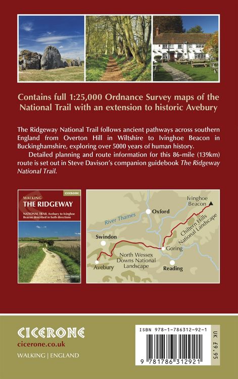 Produktbild: The Ridgeway Trail Map