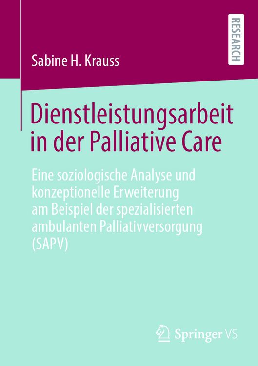 Produktbild: Dienstleistungsarbeit in der Palliative Care
