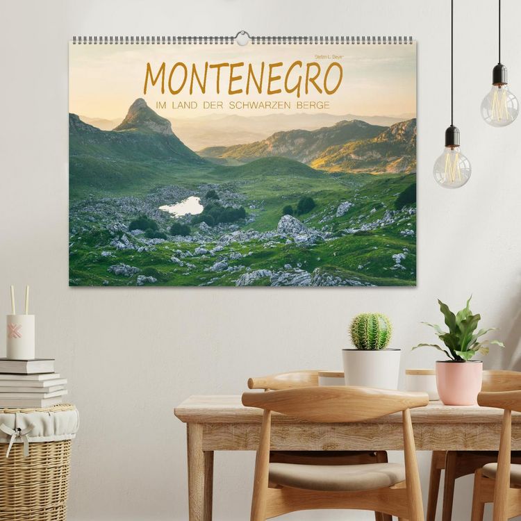 Produktbild: Montenegro - Im Land der schwarzen Berge (Wandkalender 2026 DIN A2 quer), CALVENDO Monatskalender