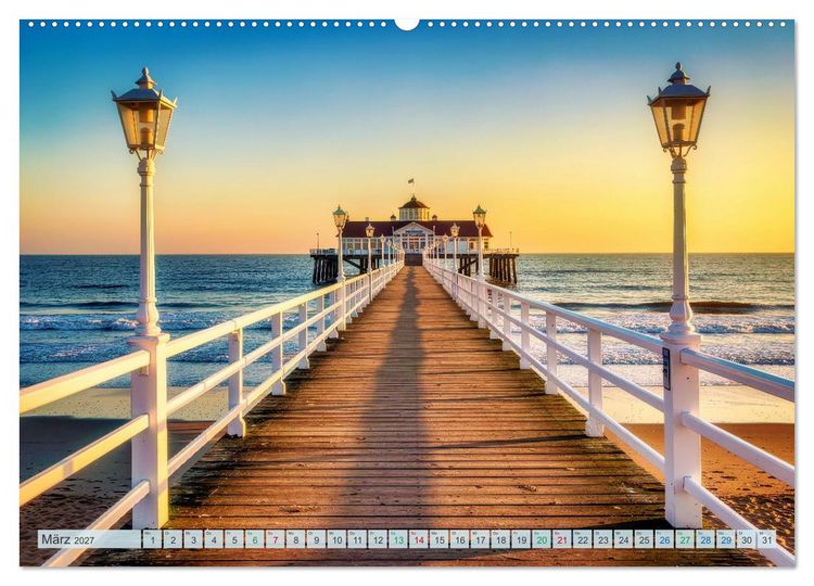 Produktbild: Ostsee Momente (hochwertiger Premium Wandkalender 2027 DIN A2 quer), Kunstdruck in Hochglanz