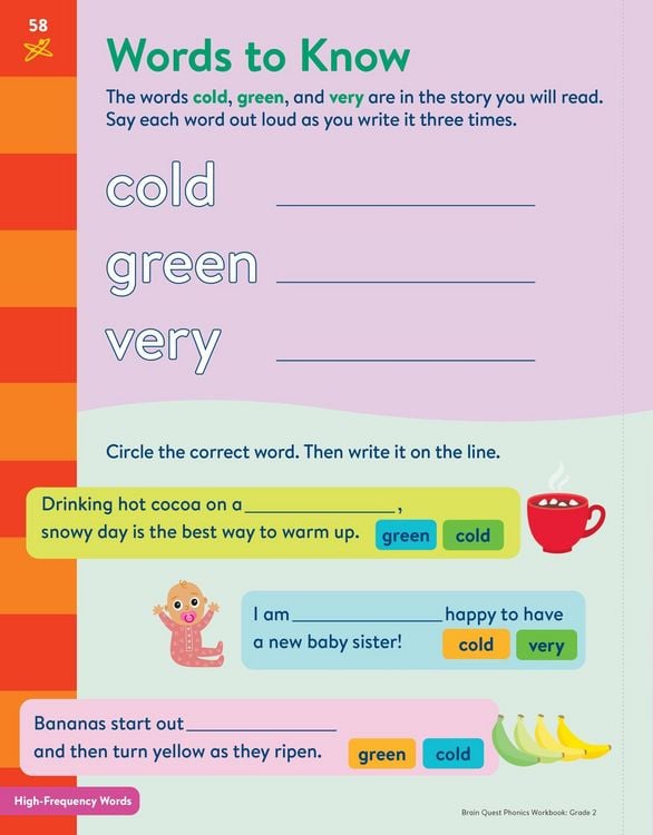 Produktbild: Brain Quest Phonics Workbook: Grade 2
