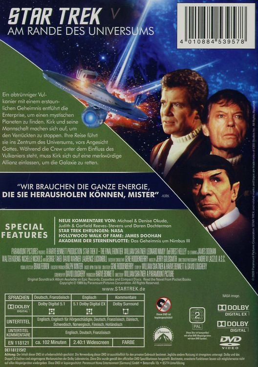Produktbild: Star Trek 5 - Am Rande des Universums