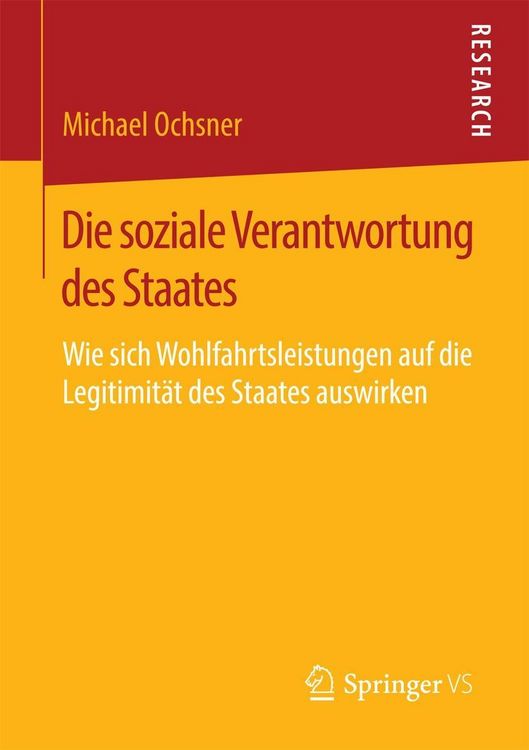 Produktbild: Die soziale Verantwortung des Staates