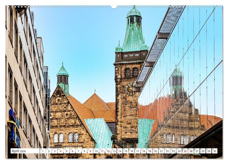 Produktbild: Kulturhauptstadt Chemnitz (hochwertiger Premium Wandkalender 2026 DIN A2 quer), Kunstdruck in Hochglanz