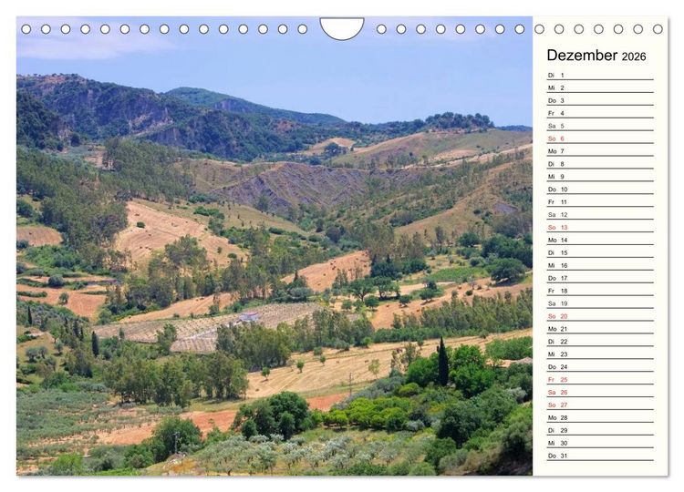 Produktbild: Kalabrien (Wandkalender 2026 DIN A4 quer), CALVENDO Monatskalender