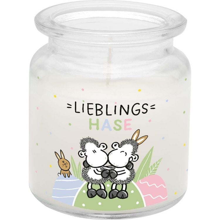 Produktbild: Kerze im Glas Lieblingshase