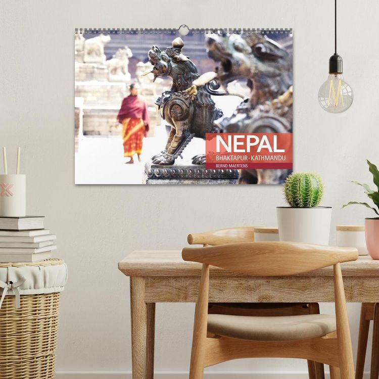 Produktbild: NEPAL Bhaktapur Kathmandu (Wandkalender 2026 DIN A3 quer), CALVENDO Monatskalender