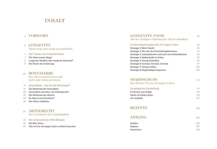 Produktbild: Die Longevity-Food-Formel