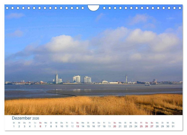Produktbild: Bremerhaven 2026. Impressionen aus den Havenwelten (Wandkalender 2026 DIN A4 quer), CALVENDO Monatskalender