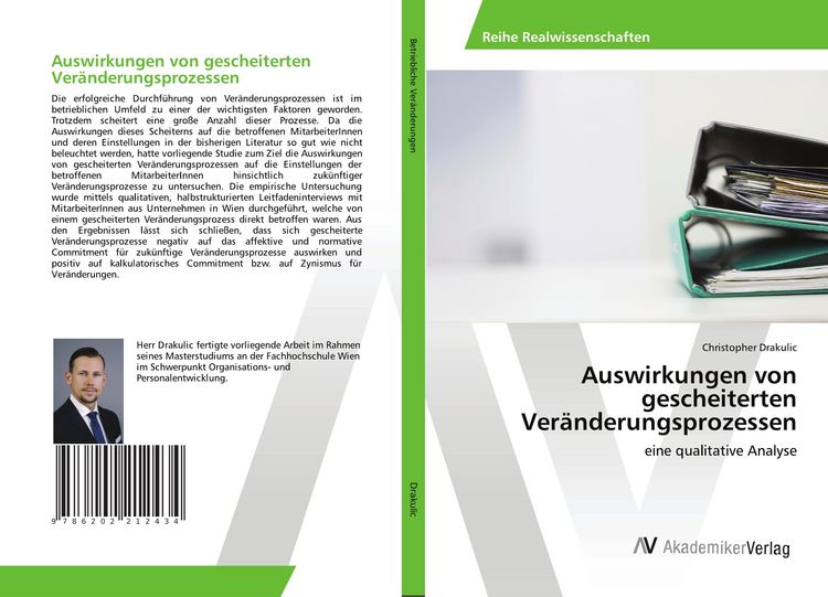 Produktbild: Auswirkungen von gescheiterten Ver&auml;nderungsprozessen