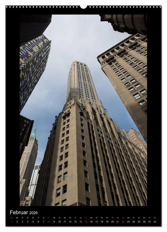 Produktbild: Vertical New York (hochwertiger Premium Wandkalender 2026 DIN A2 hoch), Kunstdruck in Hochglanz