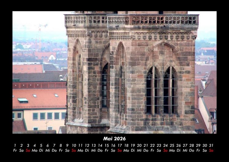 Produktbild: St&auml;dte aus Bayern 2026 Fotokalender DIN A3