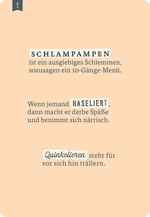 Produktbild: Das gro&szlig;e Quiz der vergessenen W&ouml;rter