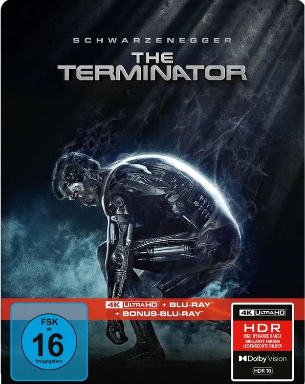 Produktbild: Terminator - Limitiertes 3-Disc-SteelBook&reg; &ndash; Cover B (4K Ultra HD + Blu-ray + Bonus-Blu-ray)