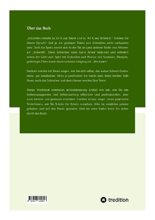 Produktbild: Workbook: Selbstcoaching f&uuml;r Autoren