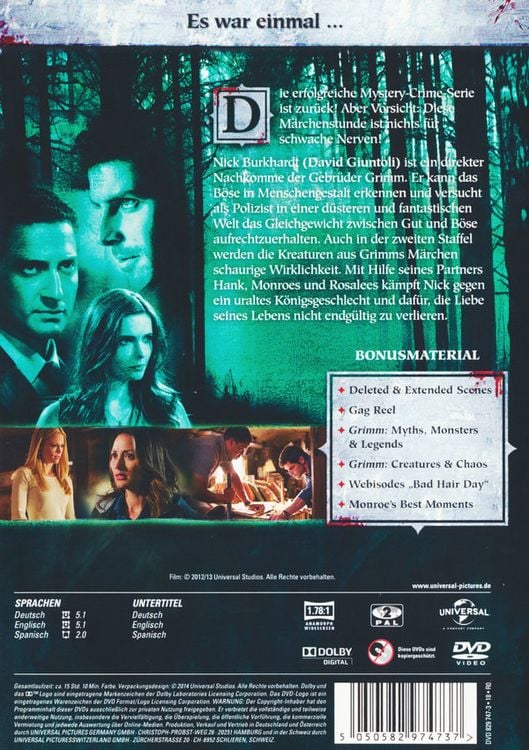 Produktbild: Grimm - Staffel 2 [6 DVDs]