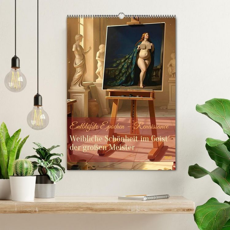 Produktbild: Entbl&ouml;&szlig;te Epochen &ndash; Renaissance (Wandkalender 2027 DIN A2 hoch), CALVENDO Monatskalender