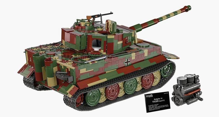 Produktbild: COBI Historical Collection 2807 - Executive Edition, PzKpfW VI Tiger Ausf. E, Bausatz 1:12, 8000 Klemmbausteine