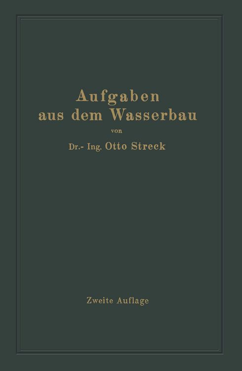 Produktbild: Aufgaben aus dem Wasserbau
