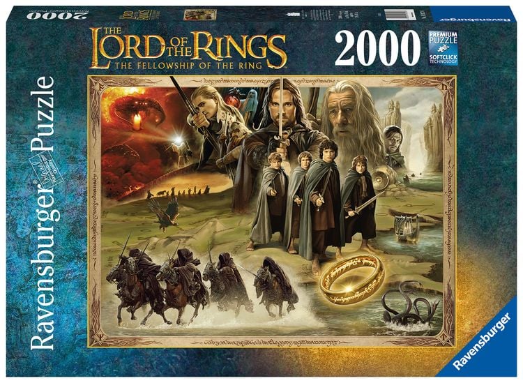 Produktbild: Puzzle Ravensburger LOTR: The Fellowship of the Ring 2000 Teile