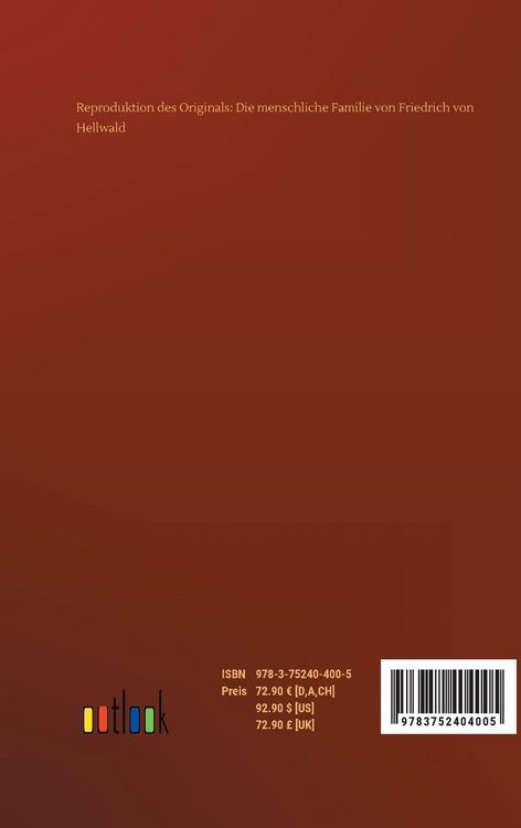 Produktbild: Die menschliche Familie