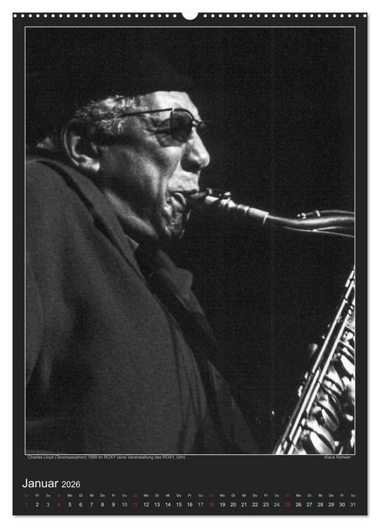 Produktbild: Jazz Moments (Wandkalender 2026 DIN A2 hoch), CALVENDO Monatskalender