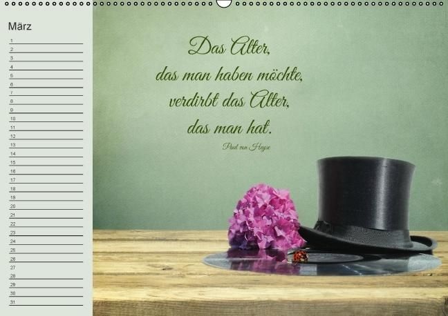 Produktbild: Spruchreifer Geburtstagskalender (Wandkalender immerw&auml;hrend DIN A2 quer)
