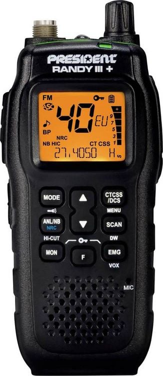 Produktbild: President Randy III+ CB-Handfunkger&auml;t AM/FM 40210 CB-Handfunkger&auml;t