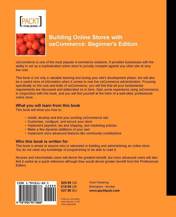 Produktbild: Building Online Stores with Oscommerce