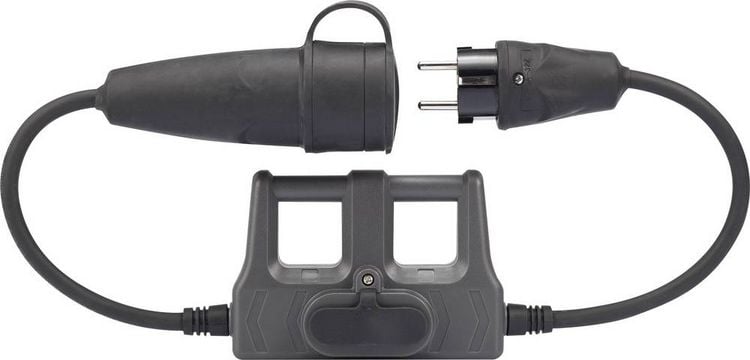 Produktbild: VOLTCRAFT DLA-1L 16 Messadapter Schutzkontakt 16A - Schutzkontakt 16A
