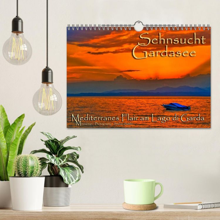 Produktbild: Sehnsucht Gardasee - Mediterranes Flair am Lago di Garda (Wandkalender 2026 DIN A4 quer), CALVENDO Monatskalender