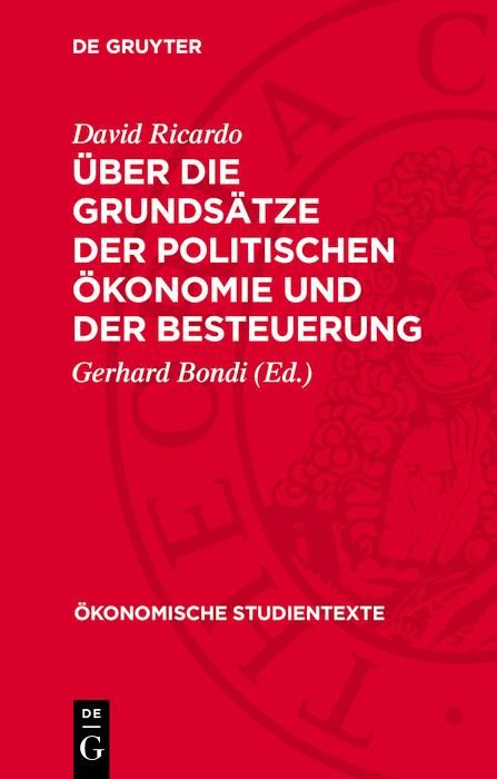Produktbild: &Uuml;ber die Grunds&auml;tze der politischen &Ouml;konomie und der Besteuerung
