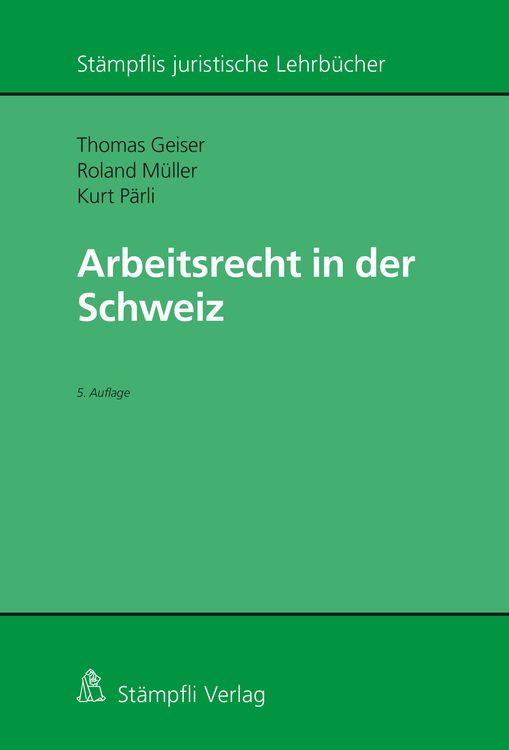 Produktbild: Arbeitsrecht in der Schweiz