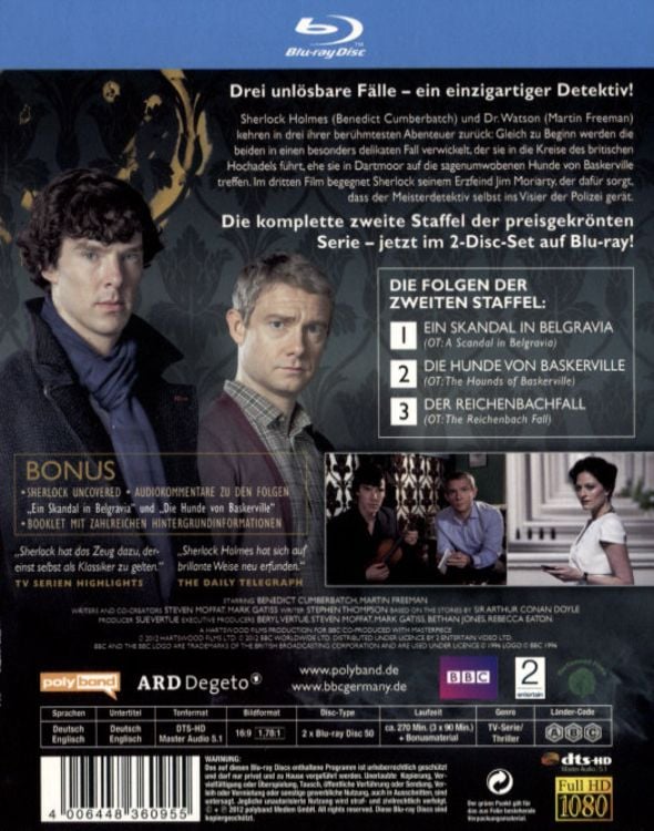 Sherlock - Staffel 2 [2 BRs]