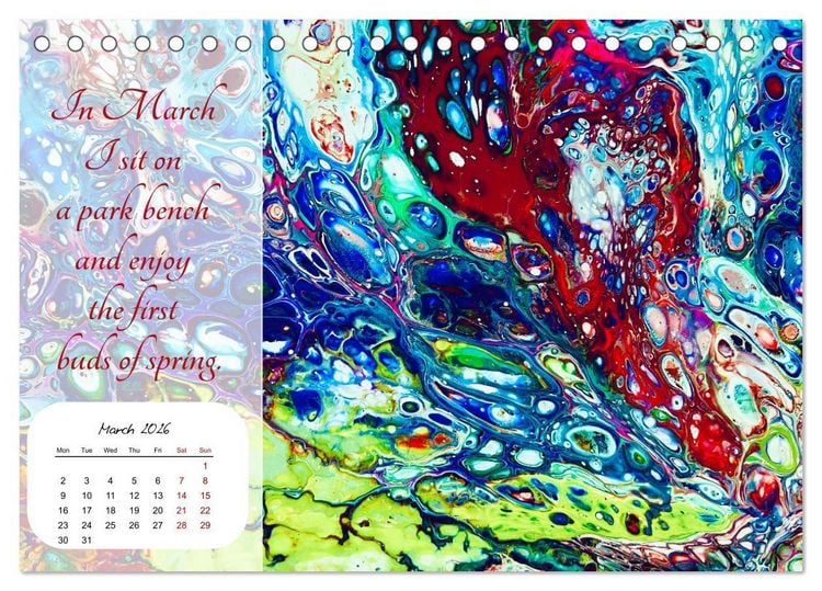 Produktbild: Your year filled with mindfulness (Desk Calendar 2026 DIN A5 landscape), CALVENDO 12 Month DeskCalendar