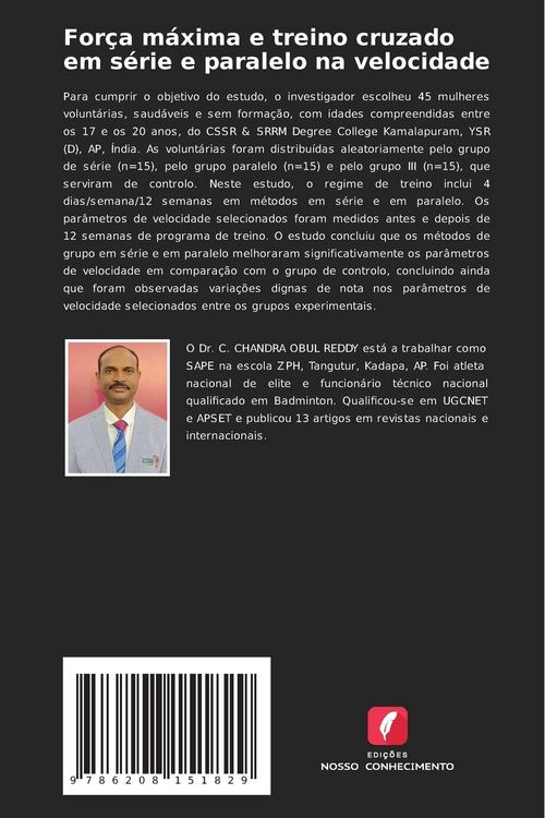 Produktbild: For&ccedil;a m&aacute;xima e treino cruzado em s&eacute;rie e paralelo na velocidade