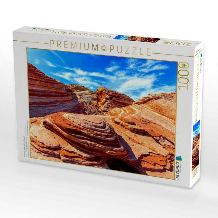 Produktbild: CALVENDO Puzzle Firewave, Valley of Fire, Nevada | 1000 Teile Lege-Gr&ouml;&szlig;e 64x48cm Foto-Puzzle f&uuml;r gl&uuml;ckliche Stunden